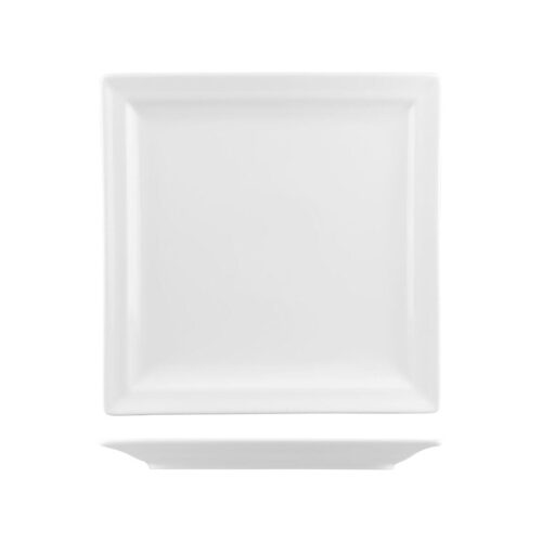 RAK Porcelain - Classic Gourmet Square Plate Narrow Rim