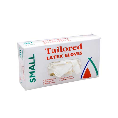 Natural Latex Gloves - Lightly Powdered