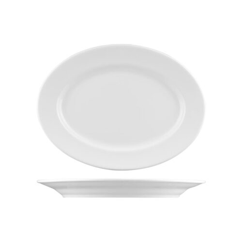 Fortessa Ilona - Oval Wide Rim Platter