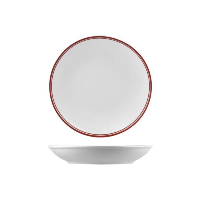 RAK Porcelain - Nano Cru Red Round Coupe Bowl