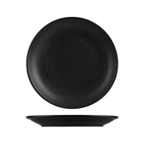 Porcelite - Seasons Graphite Round Coupe Plate