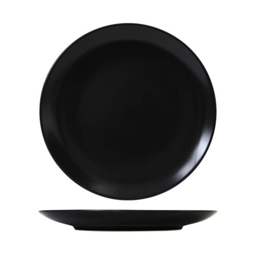 Fortessa Noir Stoneware - Round Coupe Plate