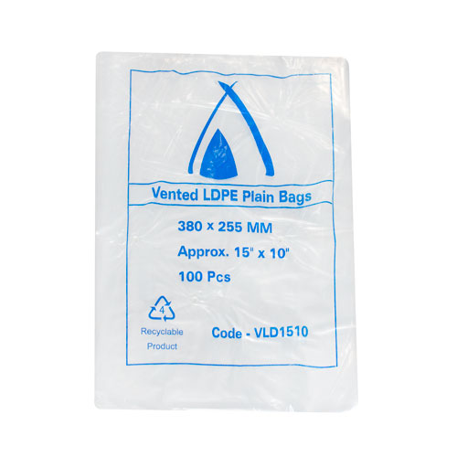 32μm Plain Vented LDPE Bags