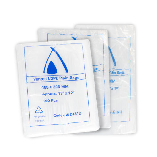 Plain Vented LDPE Bags