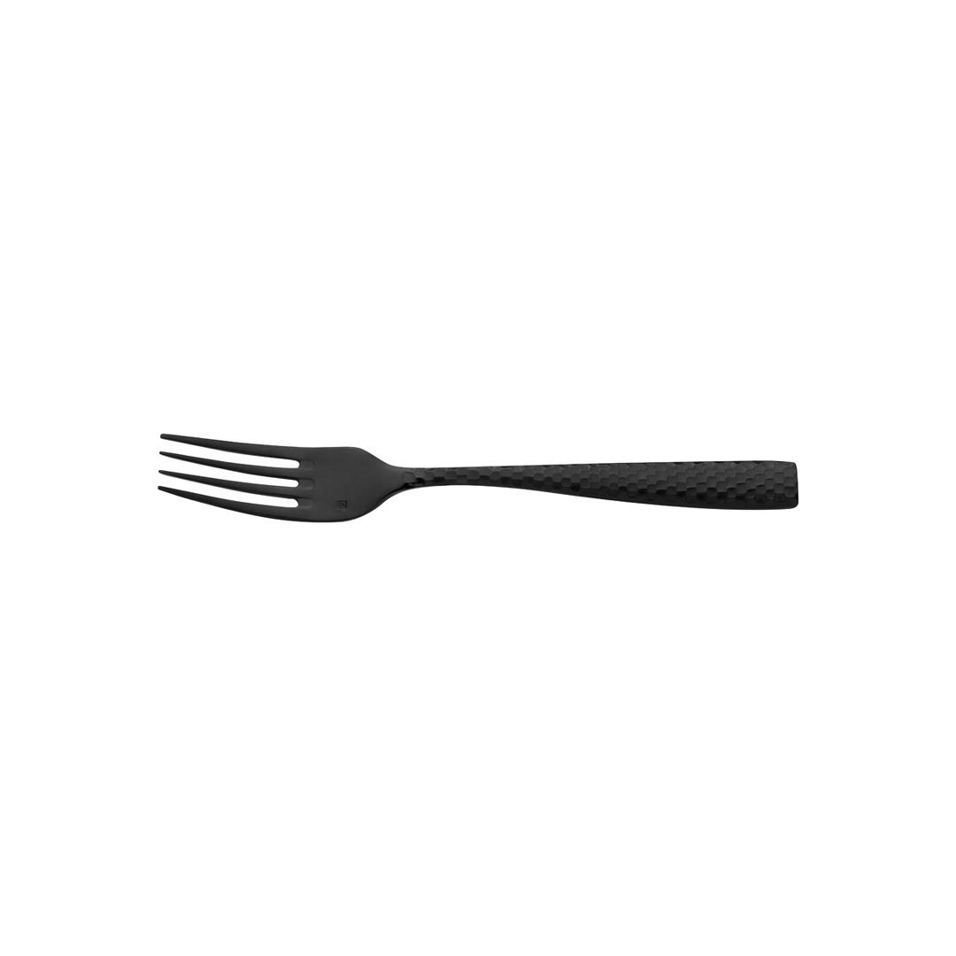 Fortessa - Lucca Faceted Black Table Fork | Bars and More