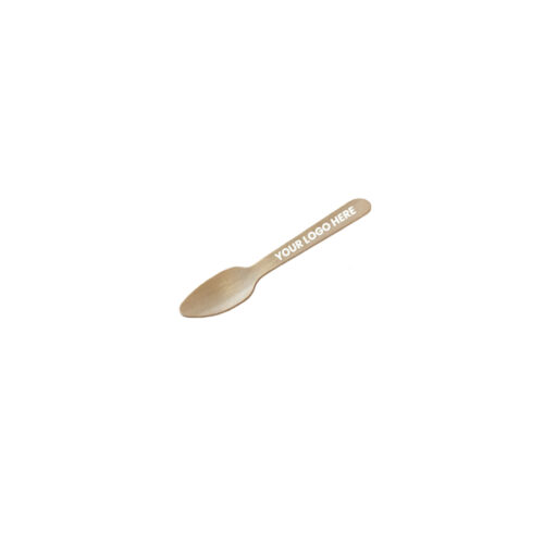 WOODEN CUTLERY - COATED GELATO SPOON